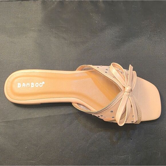 BRAND NEW BAMBOO BOWNOT SLIDE SANDAL - Picture 13 of 15